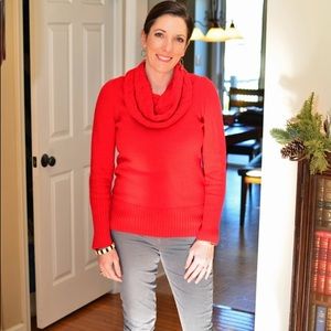 Calvin Klein Texture neck cowl sweater